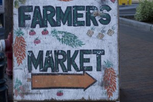 Wood River Farmer's Market Sign