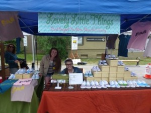 Lovely Little Things booth at the Ketchum Market