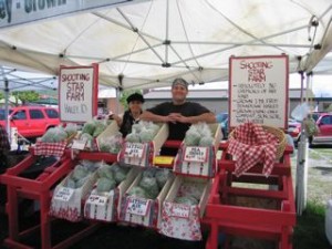 Shooting Star Farm booth at the Market